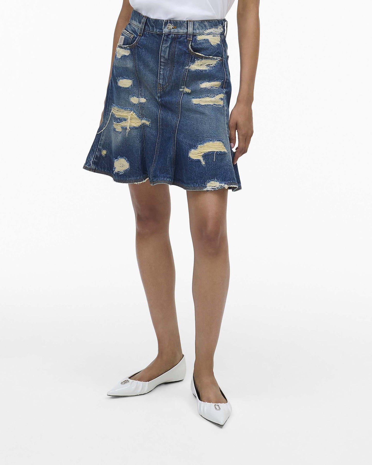 The Rip And Repair Fluted Mini Skirt