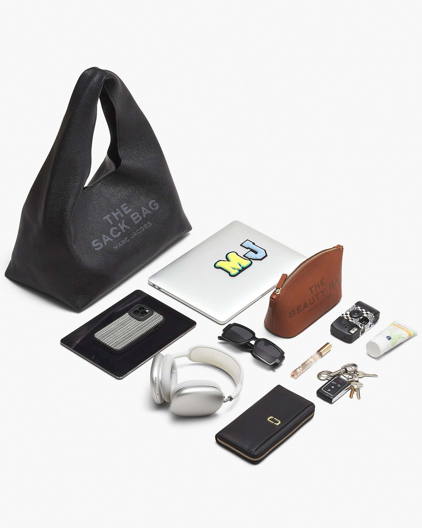 The Suede Patchwork Sack Bag