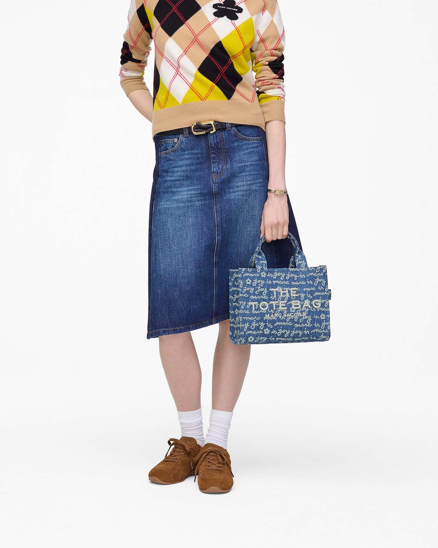 The Joy Denim Small Tote Bag