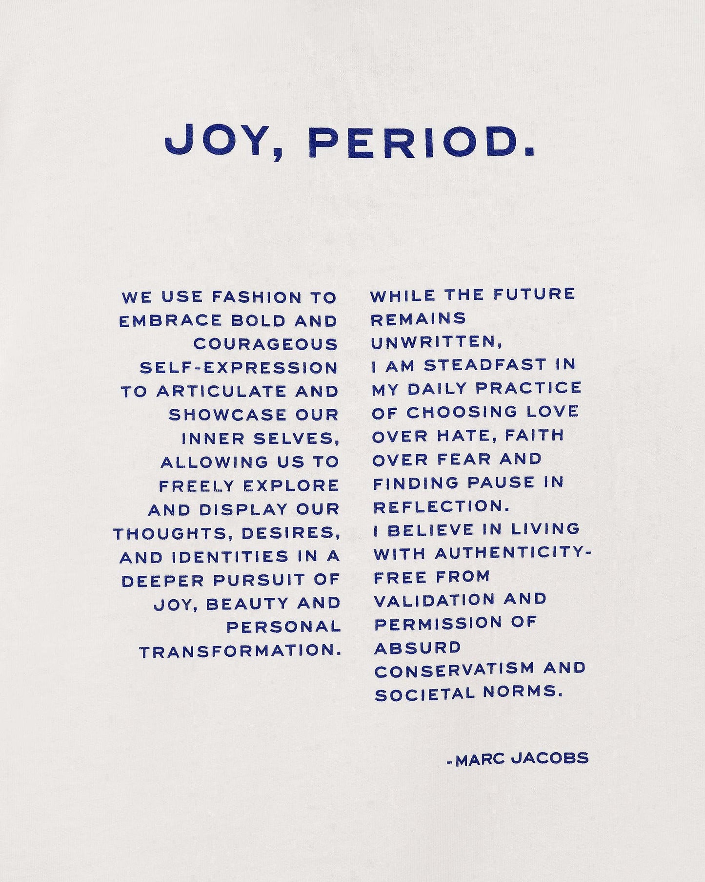 Joy. Slim Tee