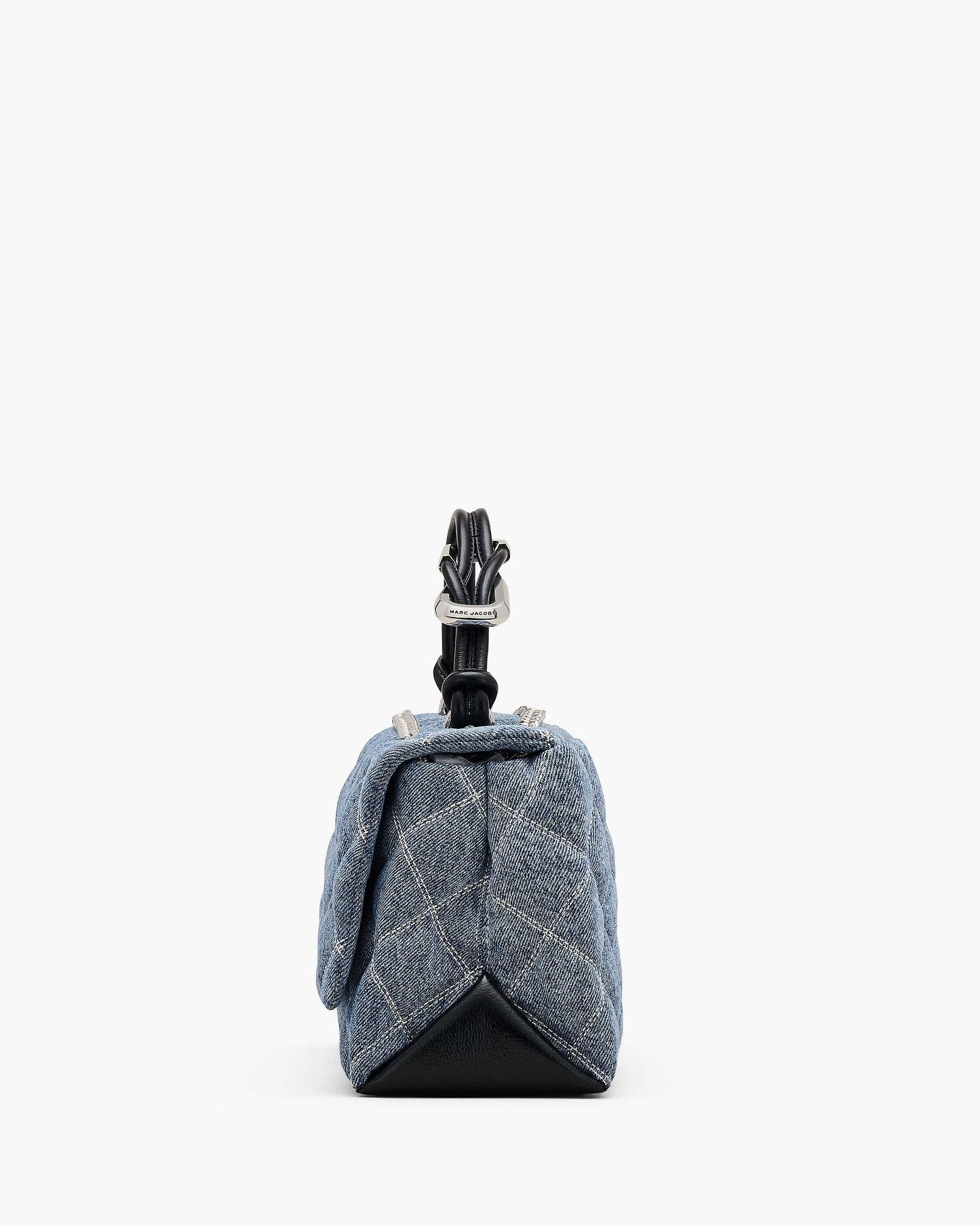 The Quilted Denim Dual Convertible Shoulder Bag