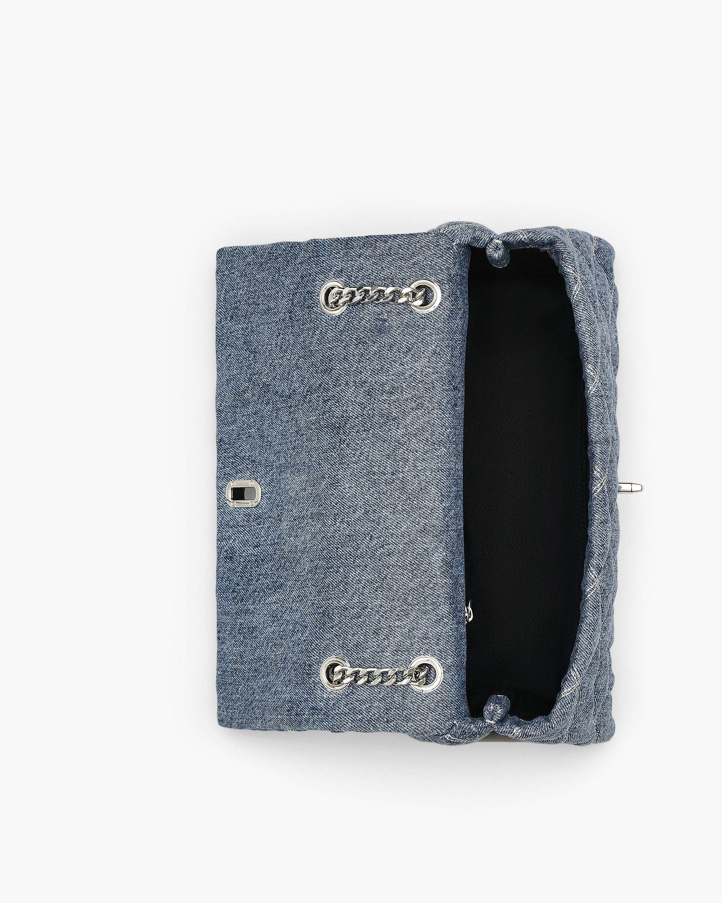 The Quilted Denim Dual Convertible Shoulder Bag