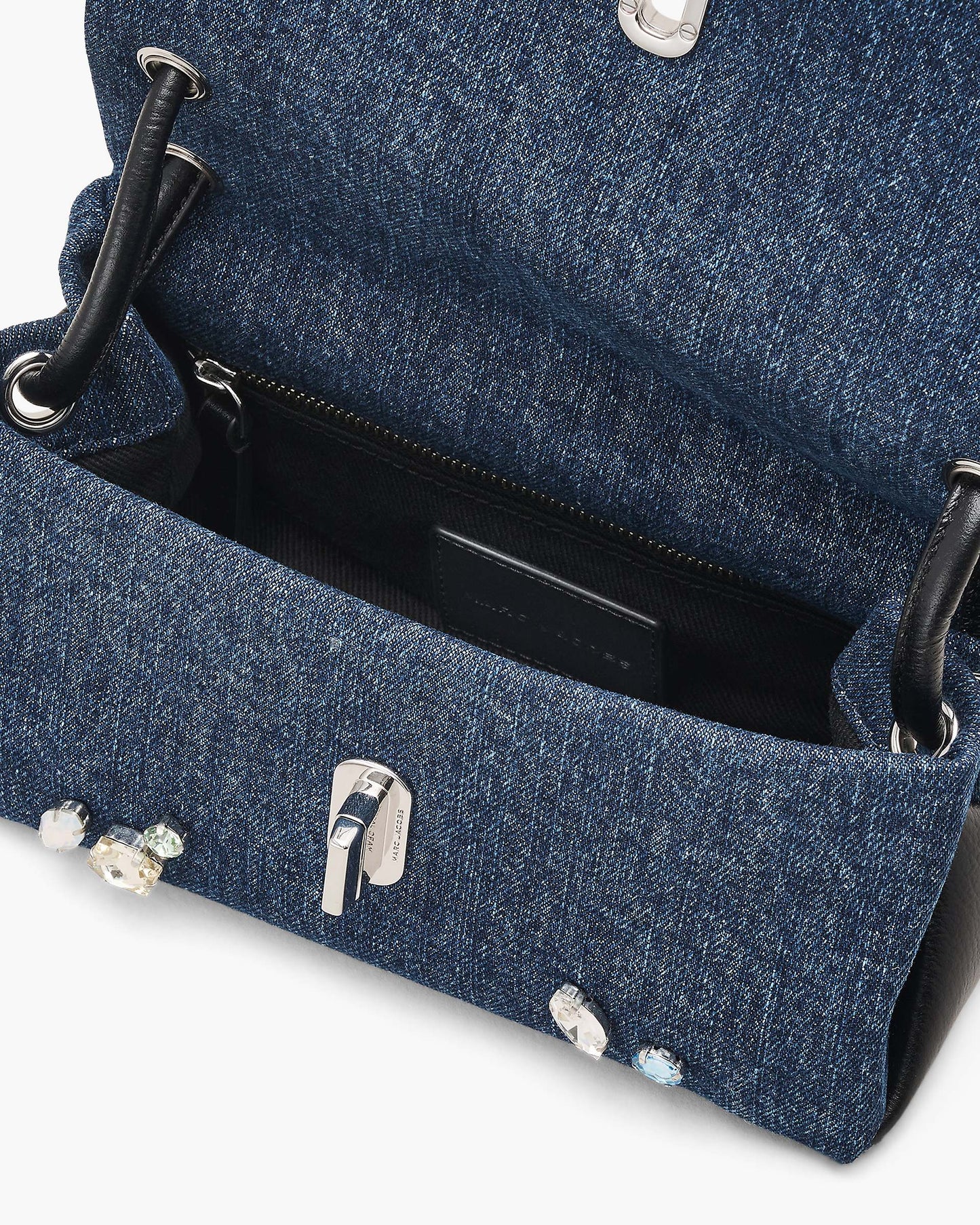 The Gem Denim Mini Dual Bag