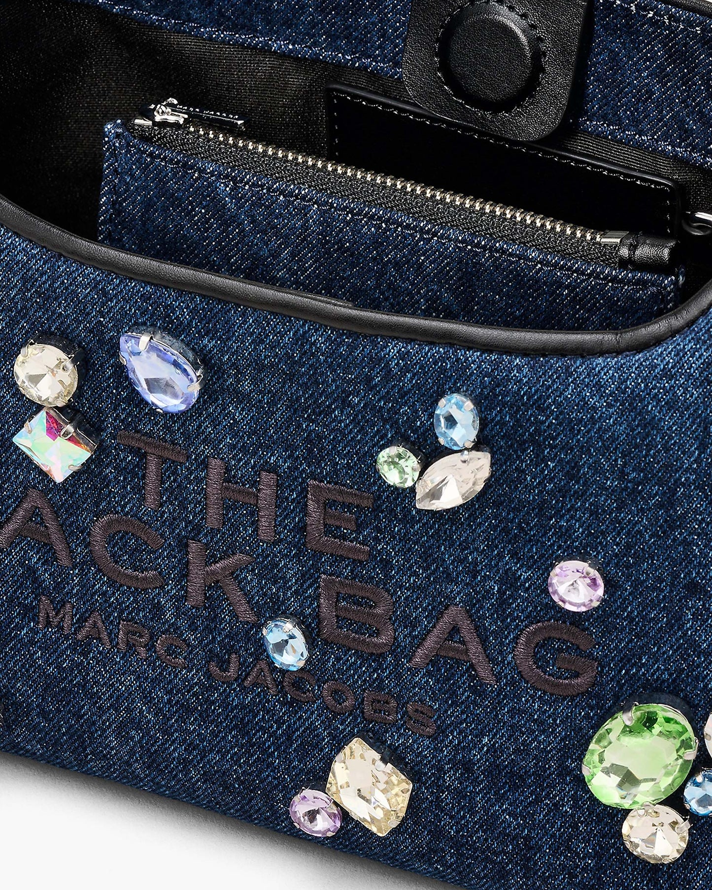 The Gem Denim Mini Sack Bag
