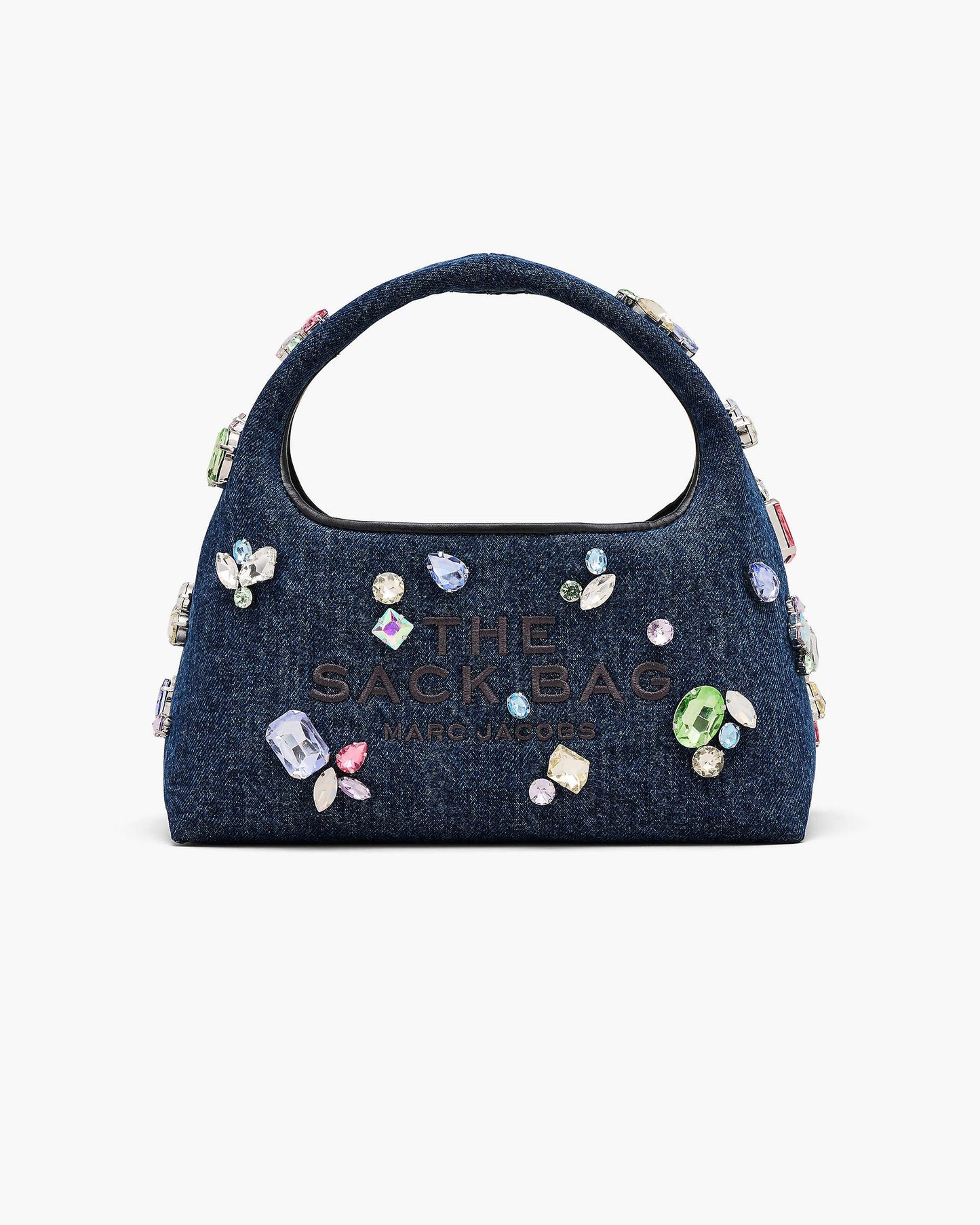 The Gem Denim Mini Sack Bag