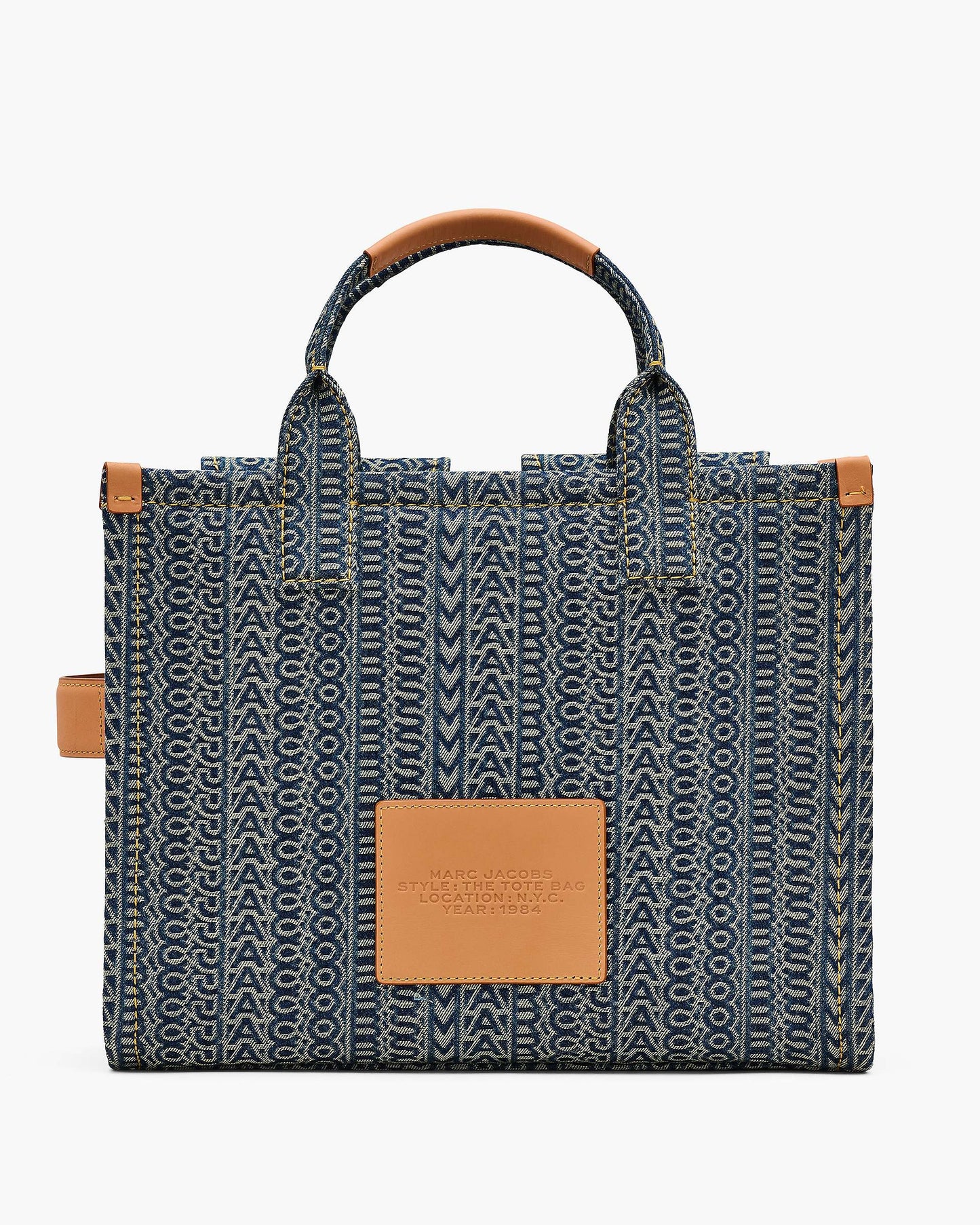The Cargo Monogram Denim Medium Tote Bag