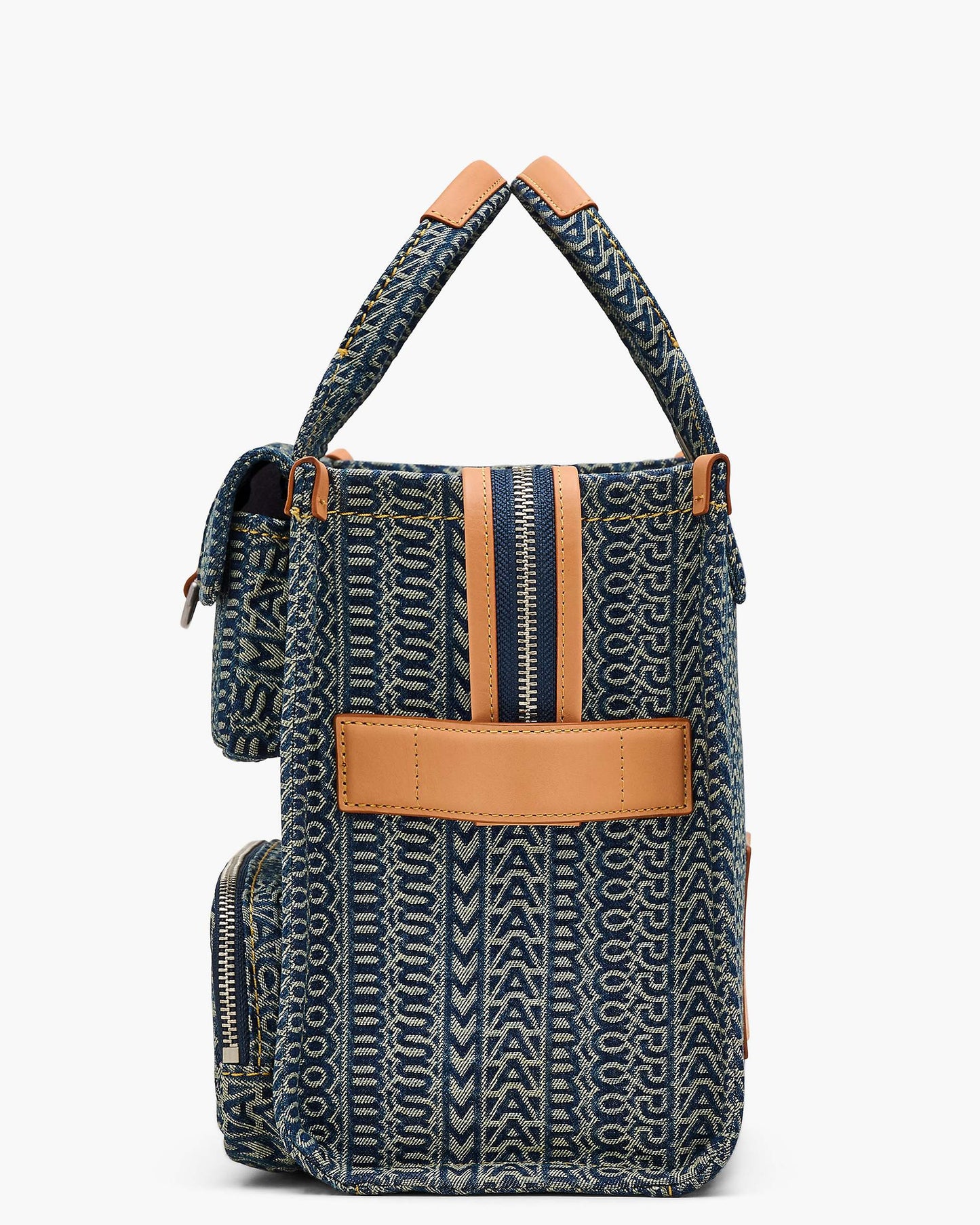 The Cargo Monogram Denim Medium Tote Bag