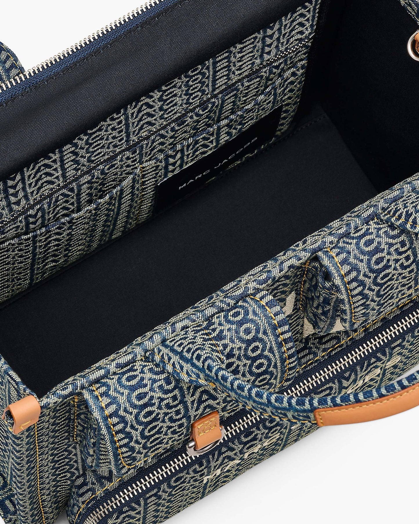 The Cargo Monogram Denim Medium Tote Bag