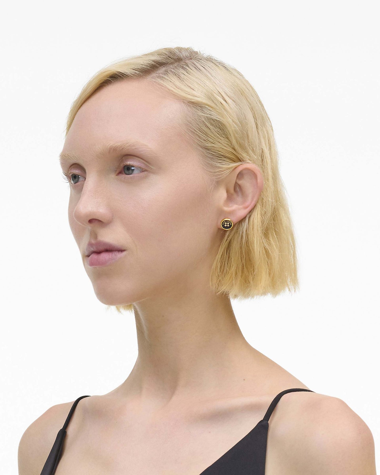 The Button Stud Earrings
