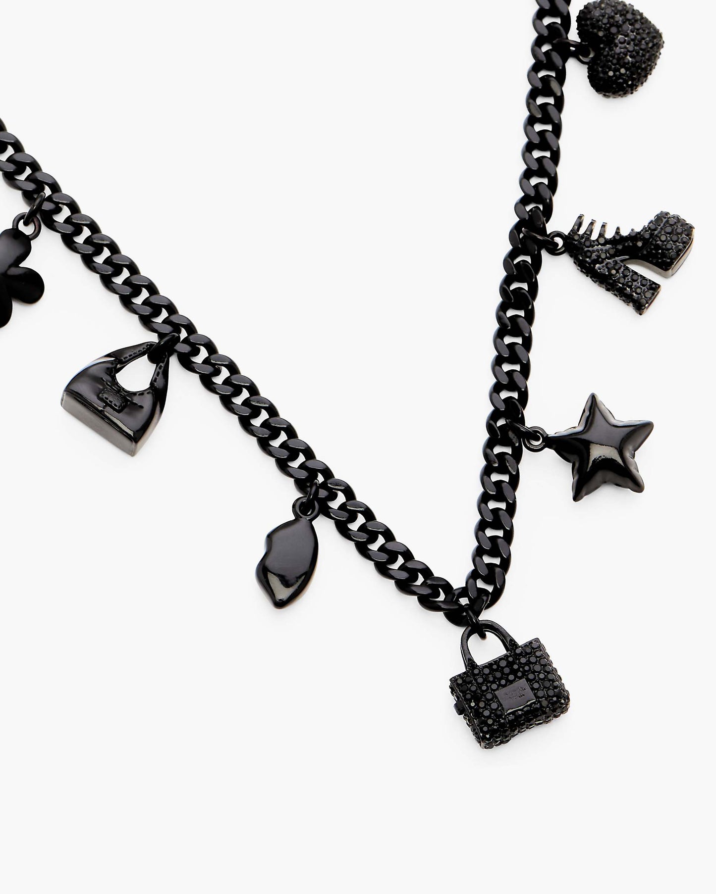 Mini Icon Pave Charm Necklace