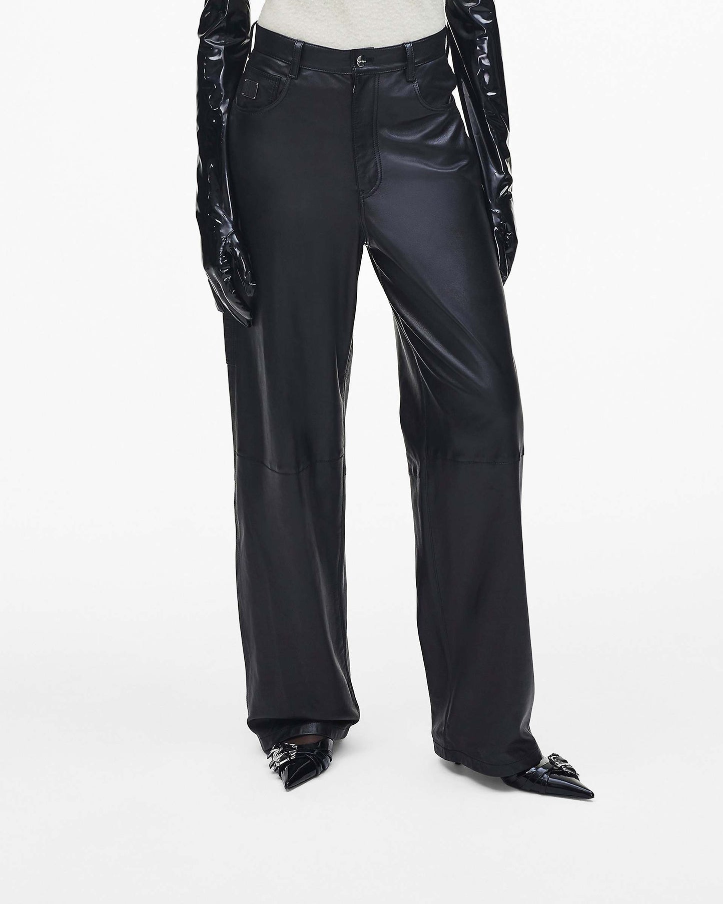 Oversized Leather Pant