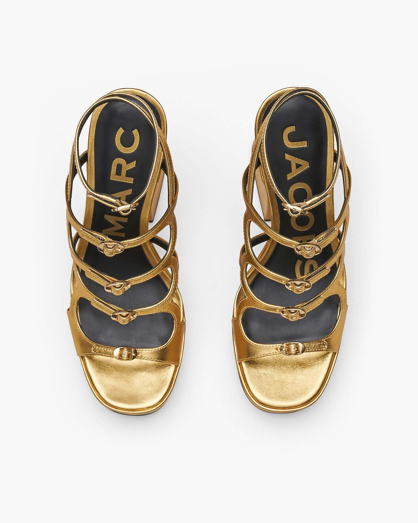The Metallic Leather Kiki Platform Sandal