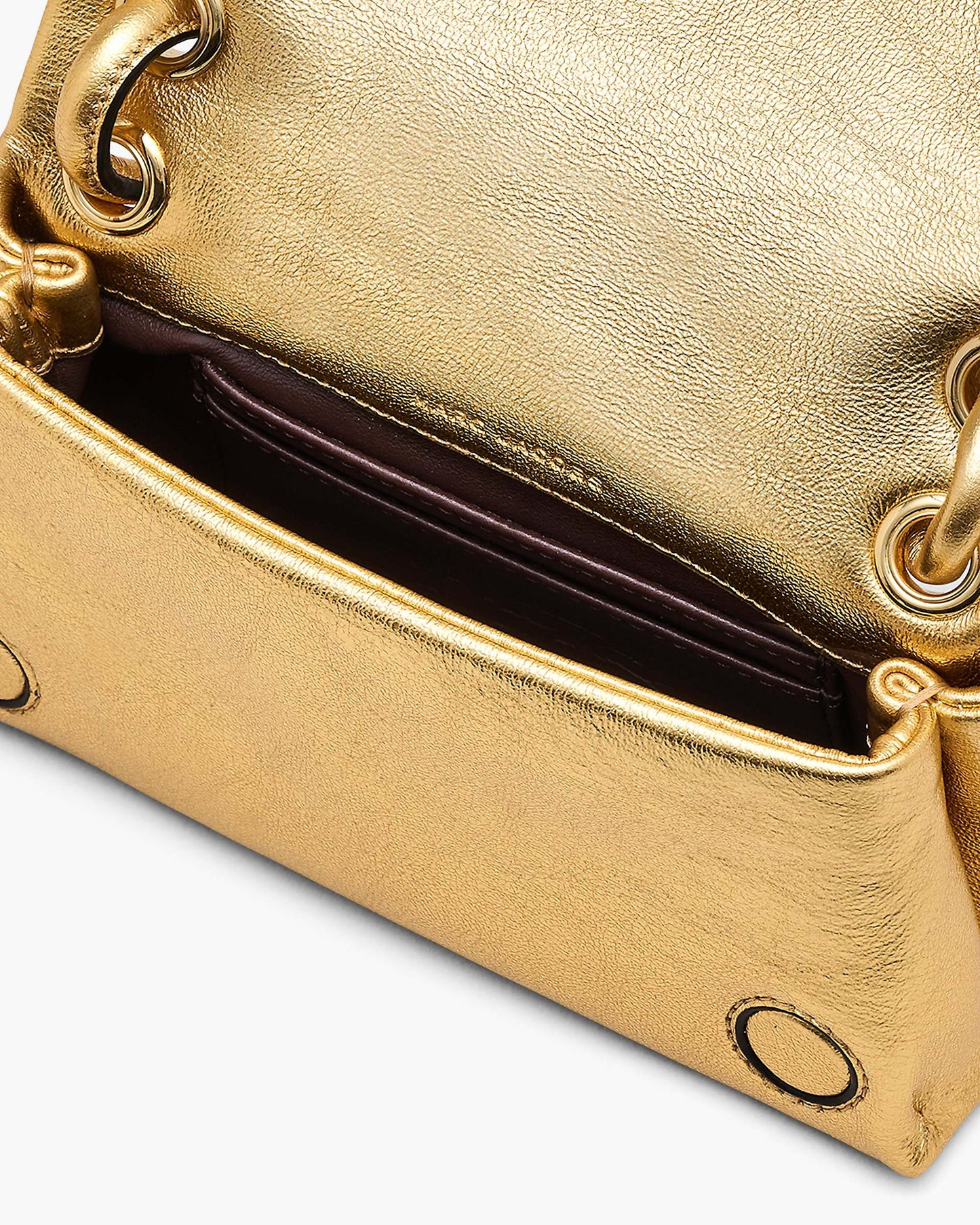 The Metallic Micro Dual Bag