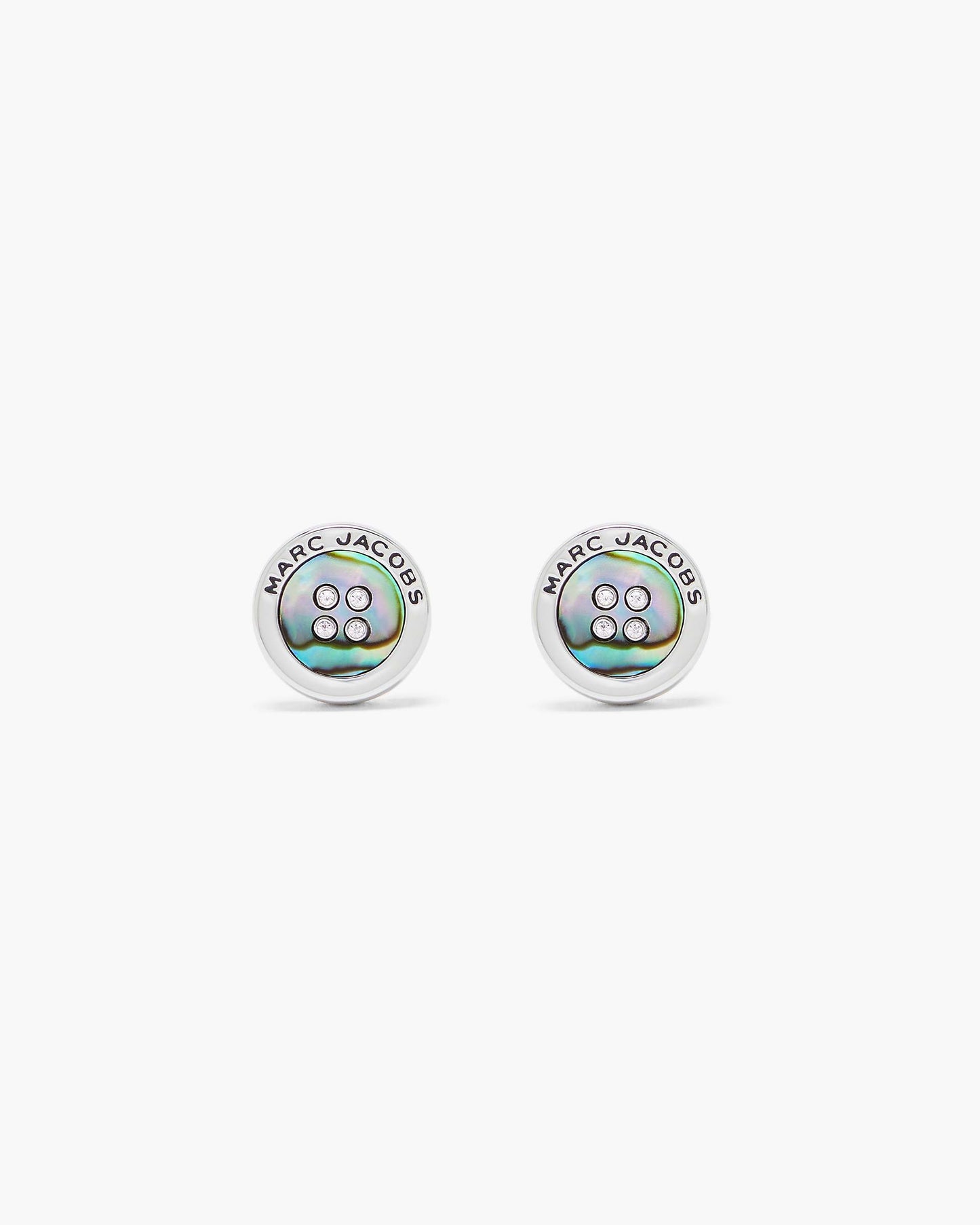 The Button Abalone Stud Earrings