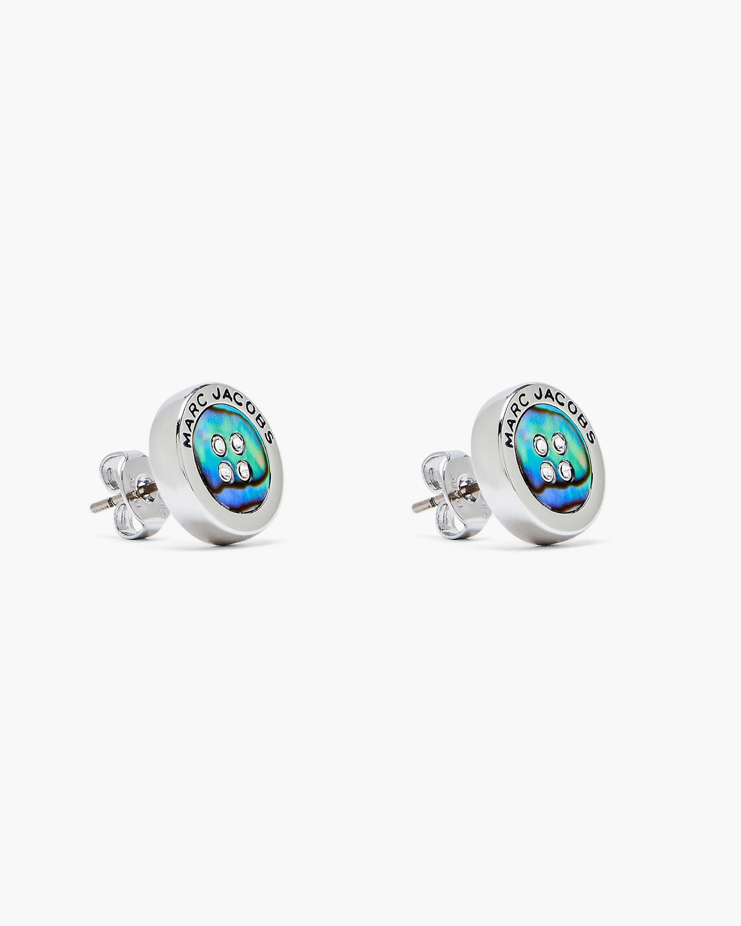 The Button Abalone Stud Earrings