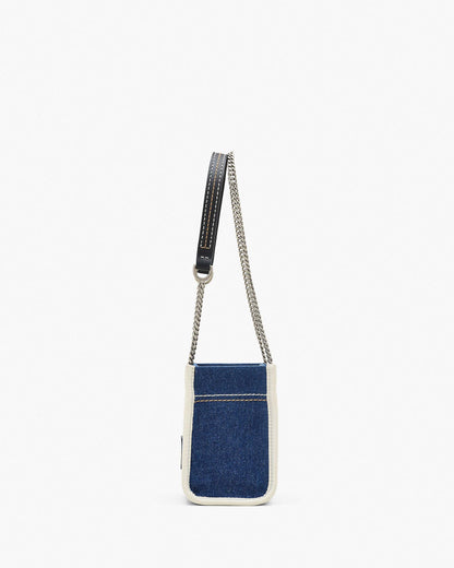 The Denim  Chain Crossbody Tote Bag