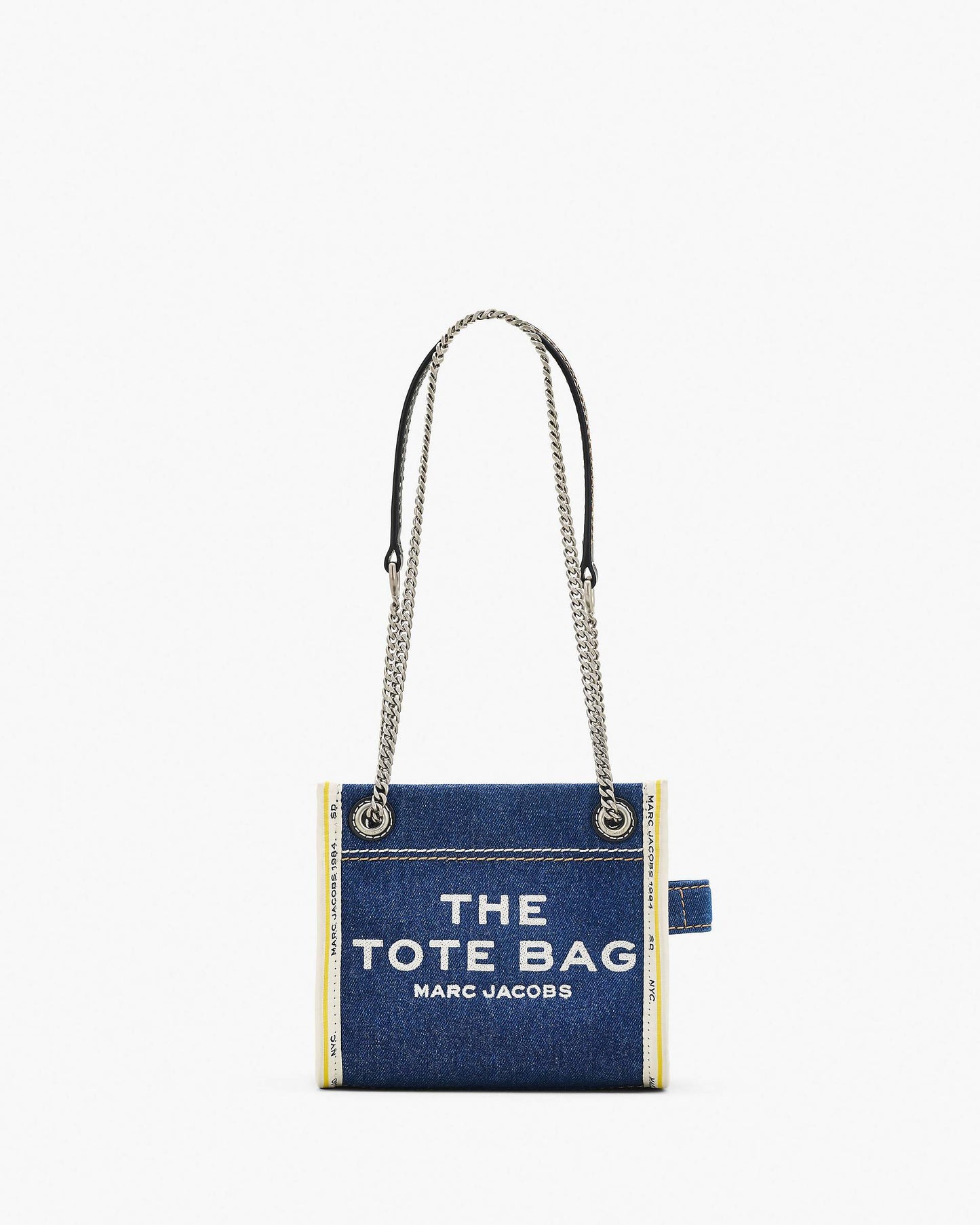 The Denim  Chain Crossbody Tote Bag