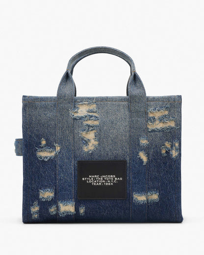 The Rip  and Repair Denim Medium Tote Bag