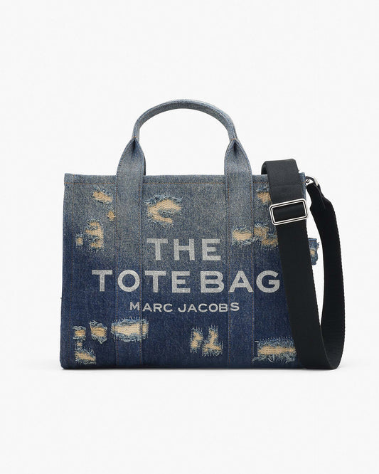 The Rip  and Repair Denim Medium Tote Bag