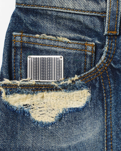The Rip  And Repair Fluted Mini Skirt