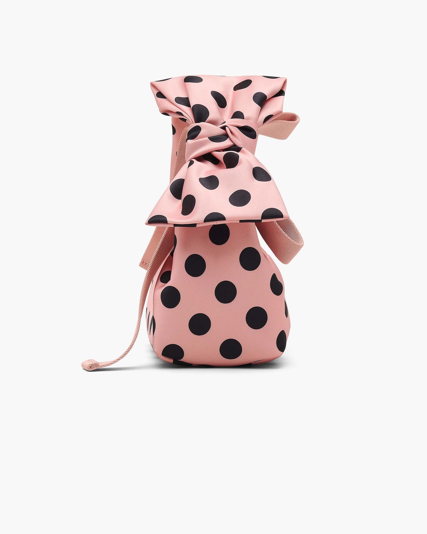 The Satin Dots Bow Mini Sack Bag