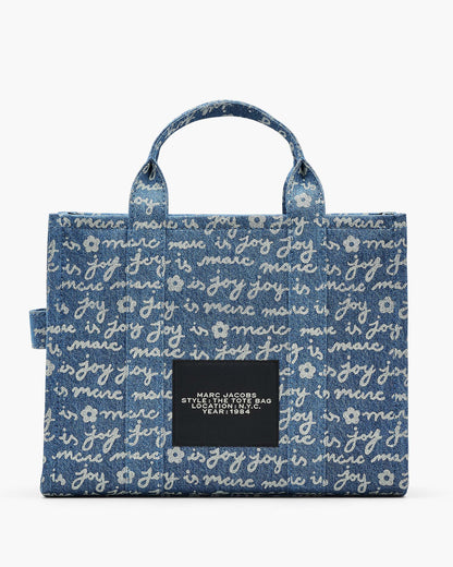 The Joy Denim Medium Tote Bag