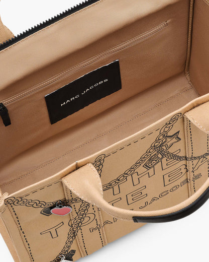 The Trompe L'Oeil Charm Canvas Medium Tote Bag