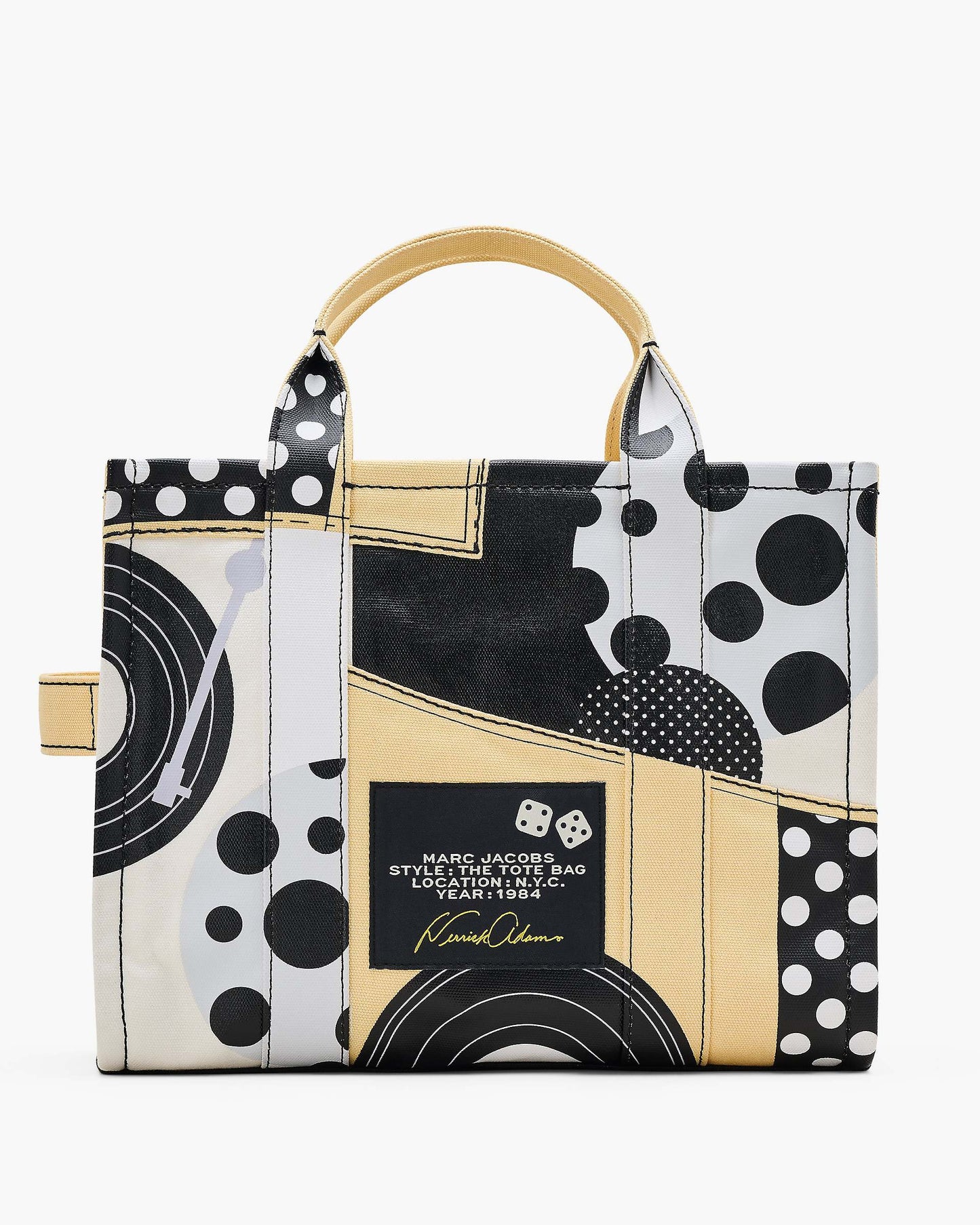 Derrick Adams X MJ Canvas Medium Tote Bag