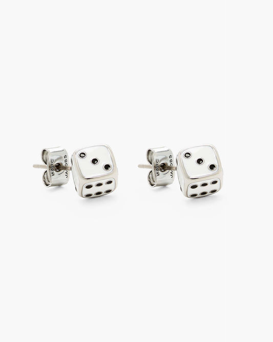Derrick Adams X MJ Dice Stud Earrings