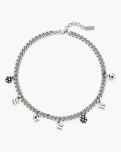 Derrick Adams X MJ Dice Charm Necklace