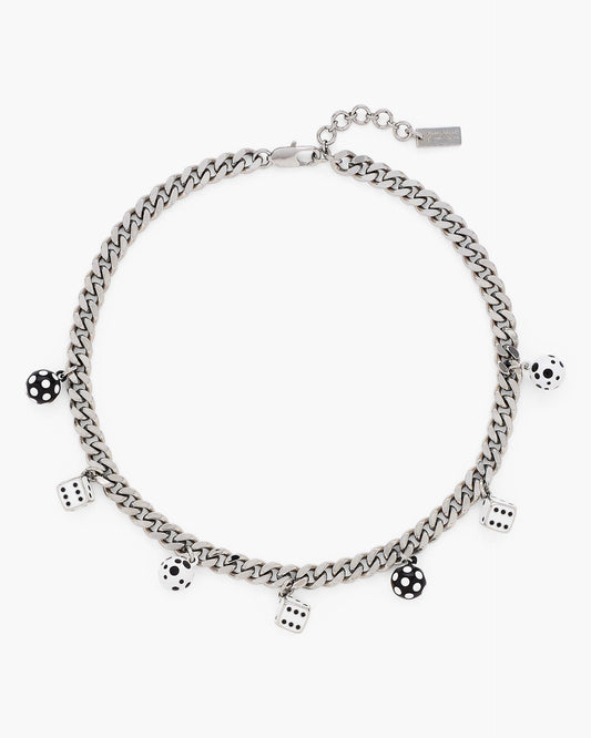 Derrick Adams X MJ Dice Charm Necklace