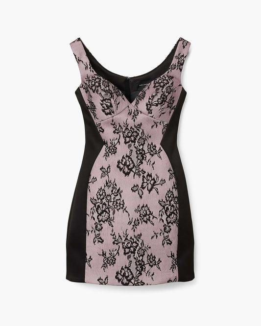 Sculpted Lace Shadow Dress