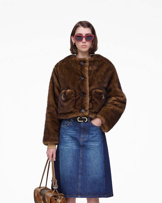 Teddy Cropped Jacket