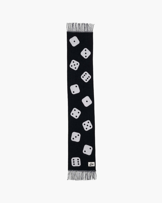 Derrick Adams X MJ Dice Wool Scarf
