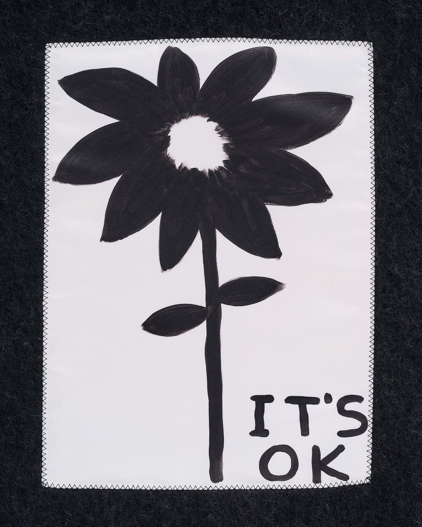 David Shrigley X MJ It's Ok Wool Scarf