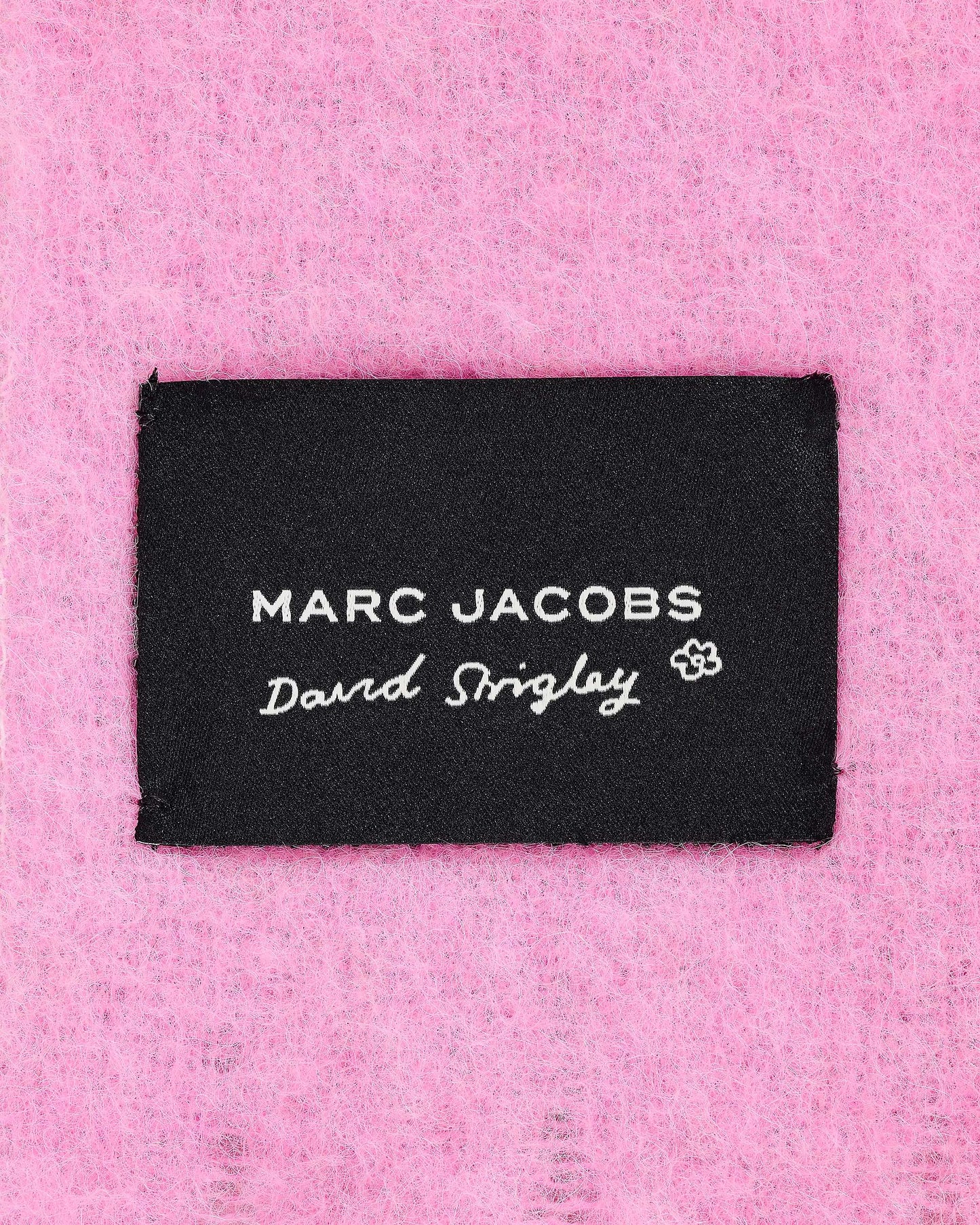 David Shrigley X MJ Oh Rose Wool Scarf