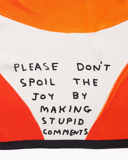David Shrigley X MJ Joy Silk Scarf