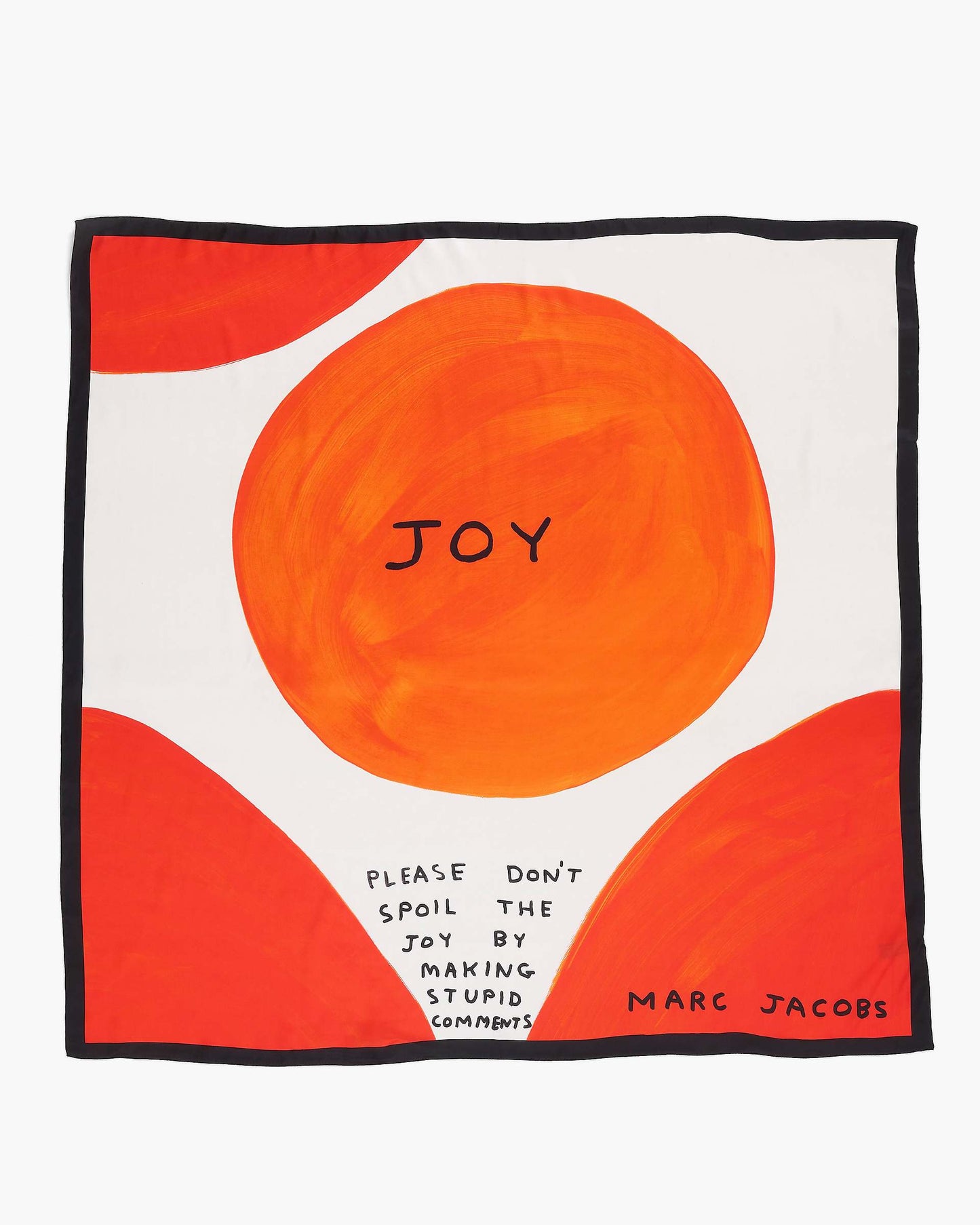 David Shrigley X MJ Joy Silk Scarf