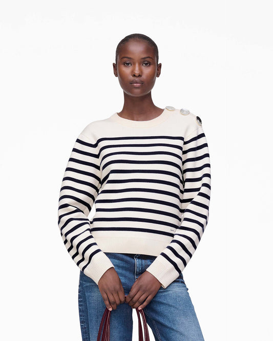 Breton Stripe Crewneck
