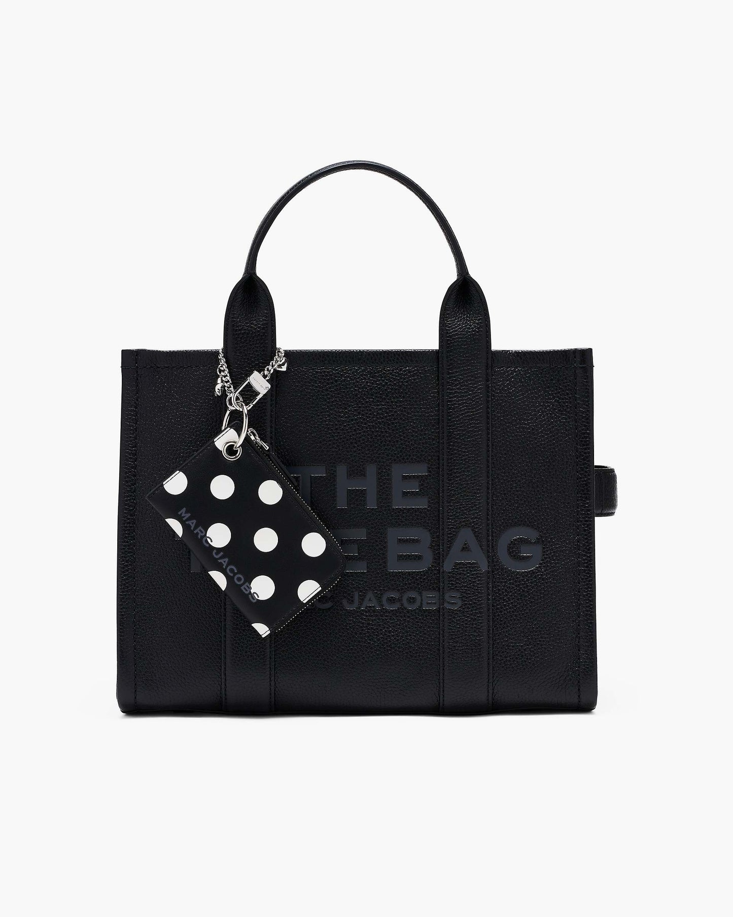 The Dots  Top Zip Charm Wallet
