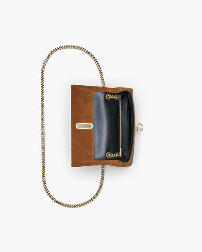 The Suede Dual Chain Mini Bag