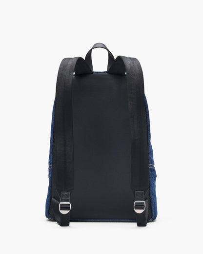 The Biker  Colorblock Denim Large Backpack
