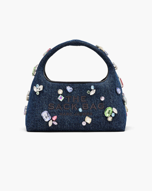 The Gem  Denim Mini Sack Bag