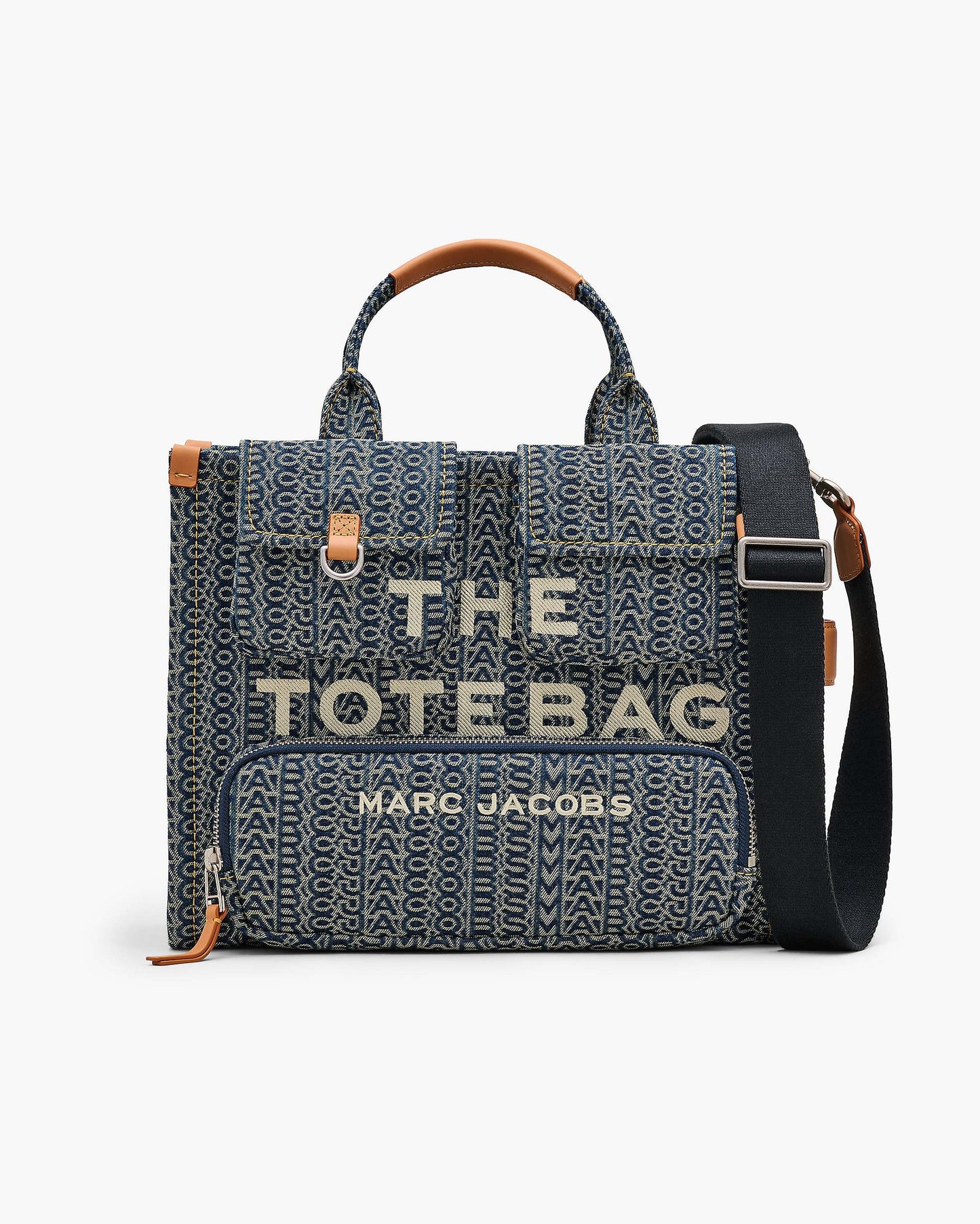 The Cargo  Monogram Denim Medium Tote Bag