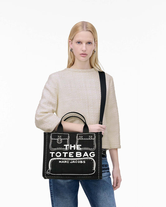 The Trompe  L'Oeil Cargo Canvas Medium Tote Bag