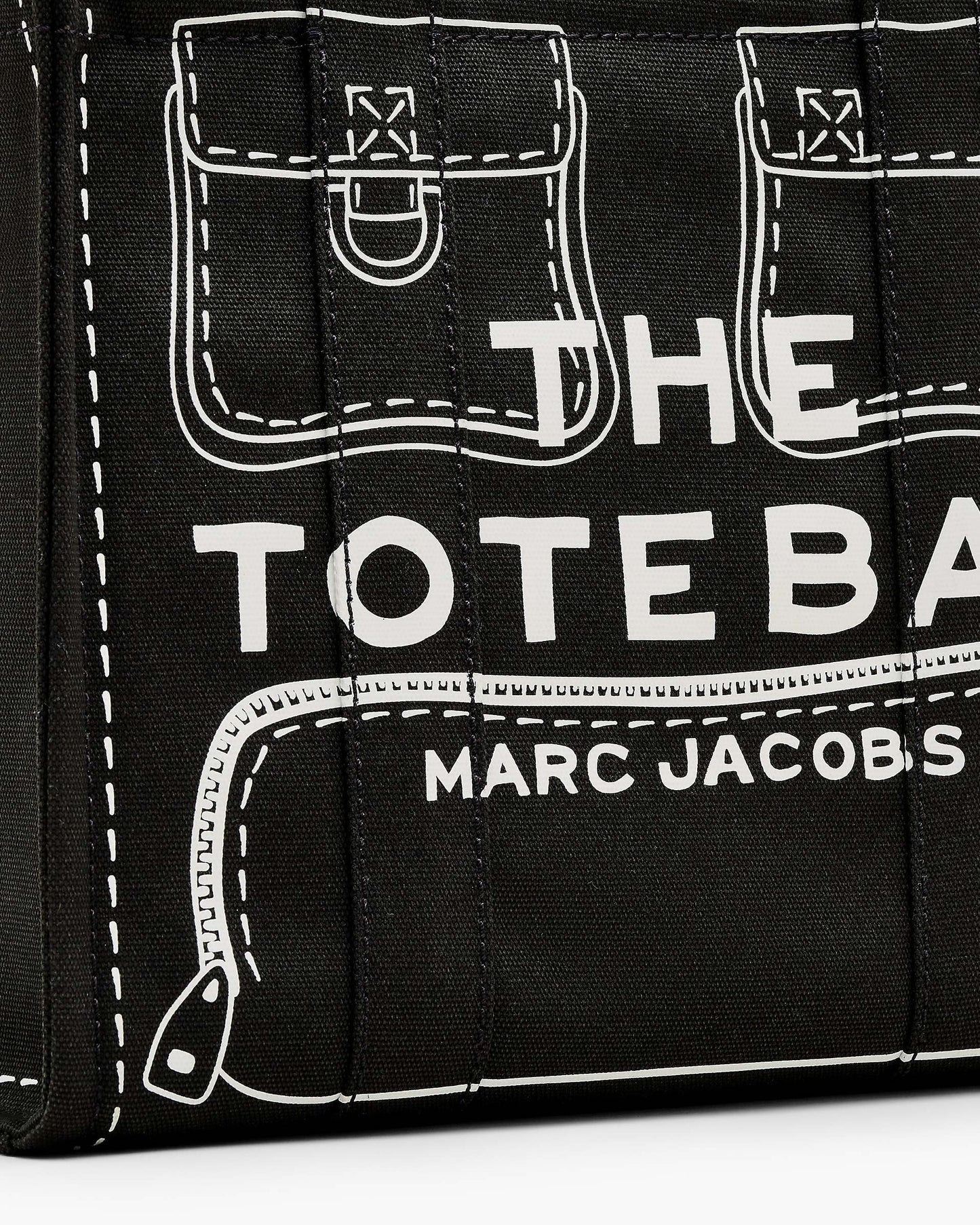 The Trompe  L'Oeil Cargo Canvas Medium Tote Bag