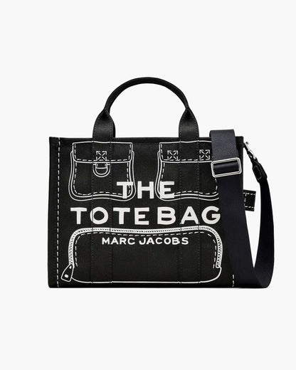 The Trompe  L'Oeil Cargo Canvas Medium Tote Bag