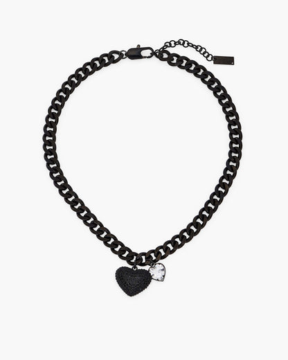 The Heart  Balloon Pave Necklace