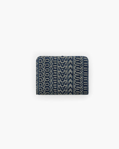 The Monogram  Denim J Marc Mini Compact Wallet