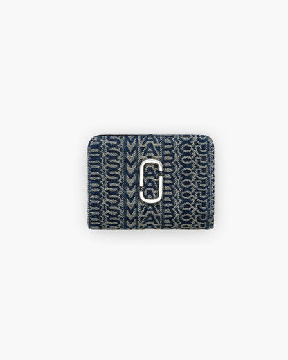 The Monogram  Denim J Marc Mini Compact Wallet